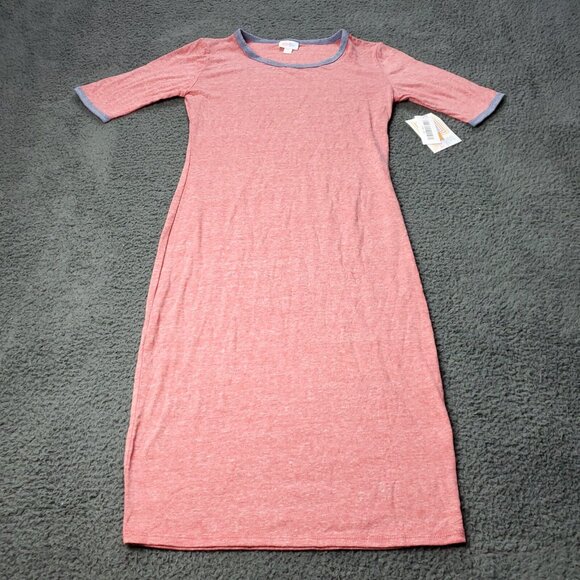 NEW LulaRoe Julia Dress Womens Size XS Extra Small Multicolor - Picture 2 of 8
